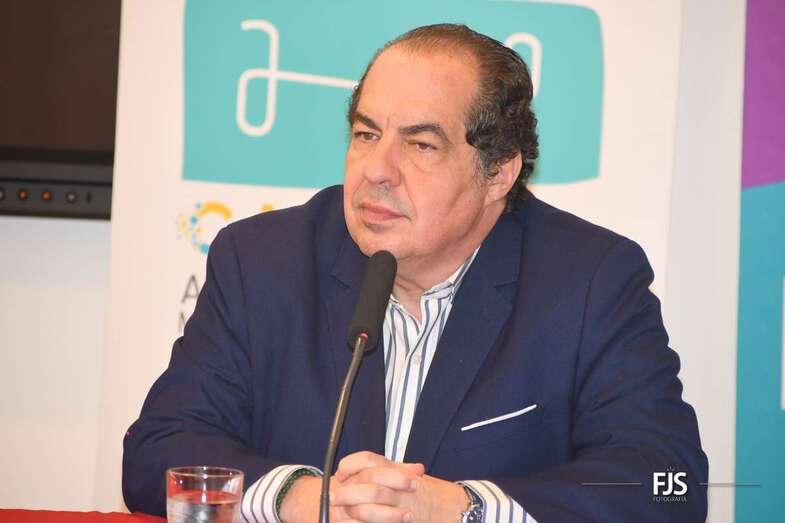 Juan Carlos Cubeiro, esta mañana en Telde/FJS Fotografía. 